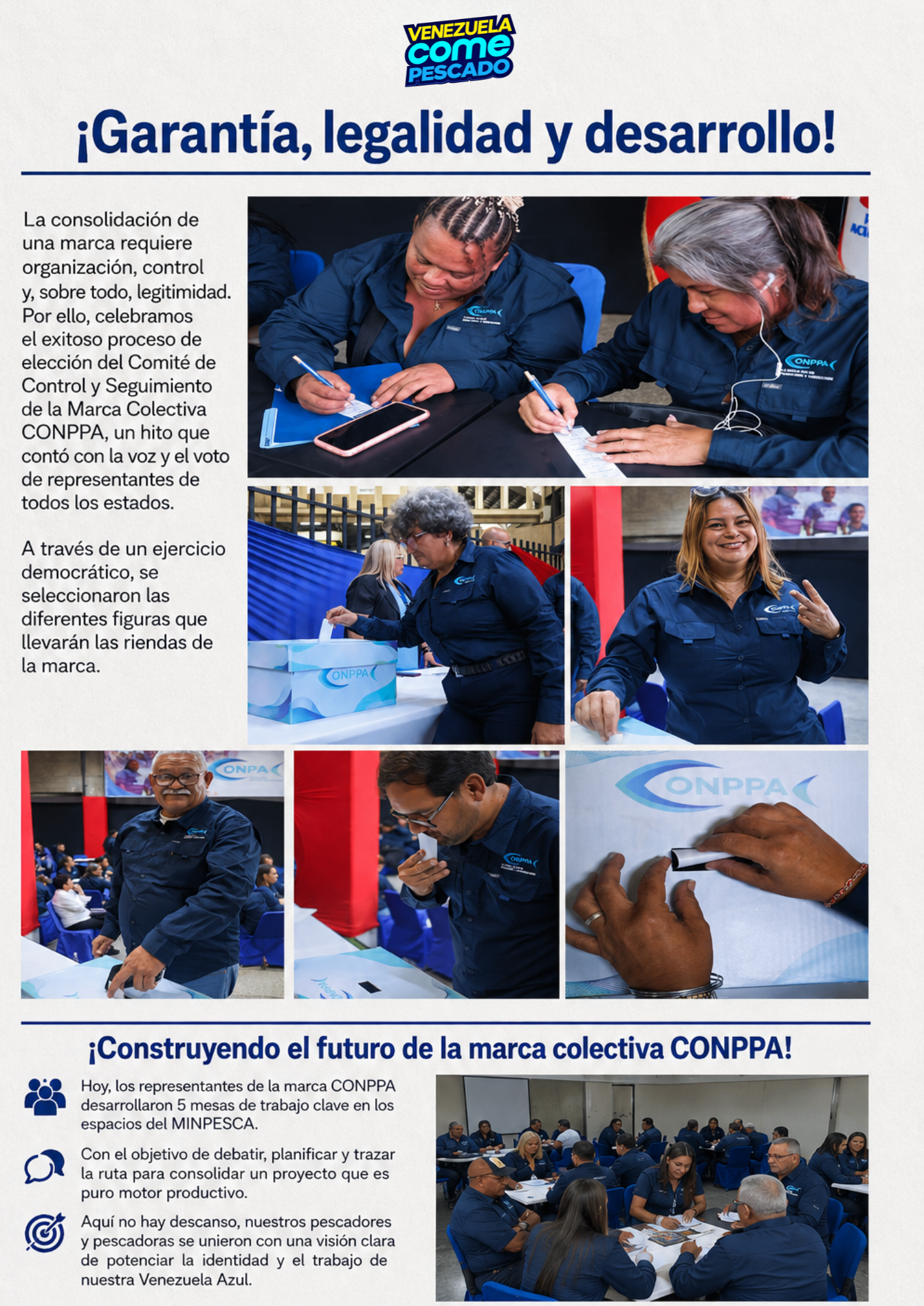 ¡Garantía, legalidad y desarrollo!